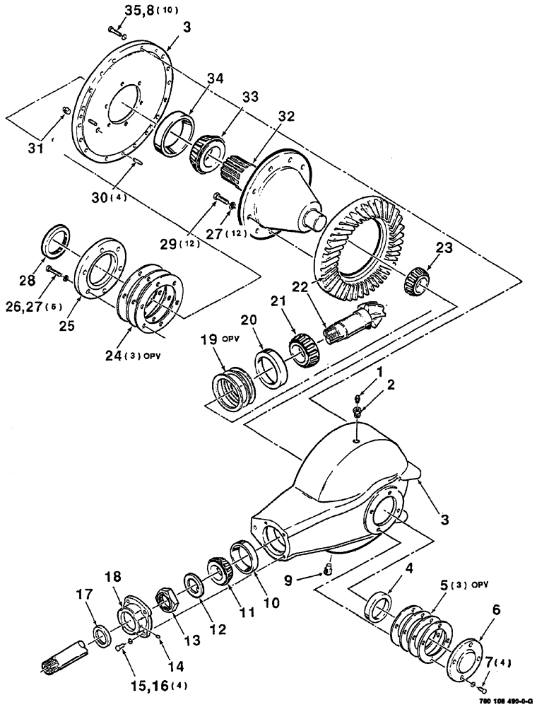 Схема запчастей Case IH 8555 - (02-16) - GEARBOX ASSEMBLY, 700108490 GEARBOX ASSEMBLY, COMPLETE Driveline