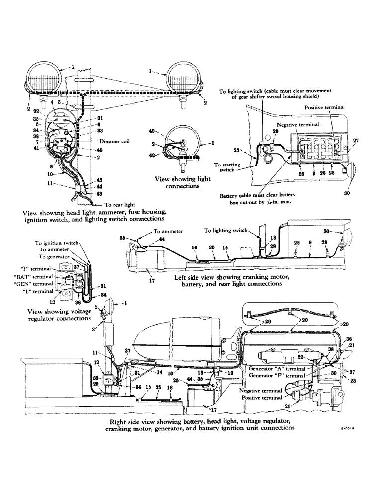 Схема запчастей Case IH SUPER M - (194) - ELECTRICAL SYSTEM, DIESEL ENGINE, ELECTRICAL STARTING AND LIGHTING, BATTERY IGNITION (06) - ELECTRICAL SYSTEMS