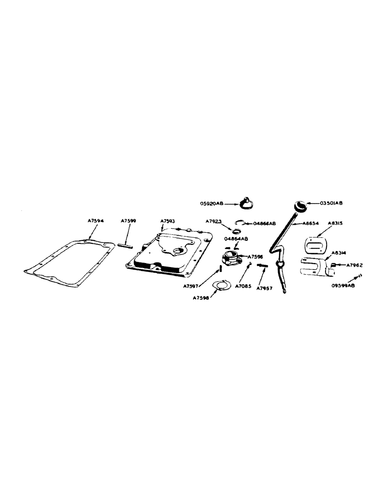 Схема запчастей Case IH 400-SERIES - (114B) - GEAR SHIFT PARTS, FOR ALL BUT ORCHARD MODELS (06) - POWER TRAIN