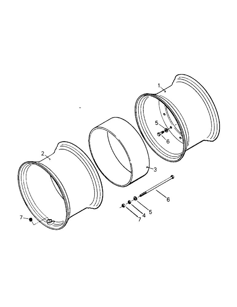 Схема запчастей Case IH ST250 - (10-13) - WHEELS WITH SPACER BAND DUALS, MAIN WHEELS, DUAL WHEELS (19) - OPTIONS