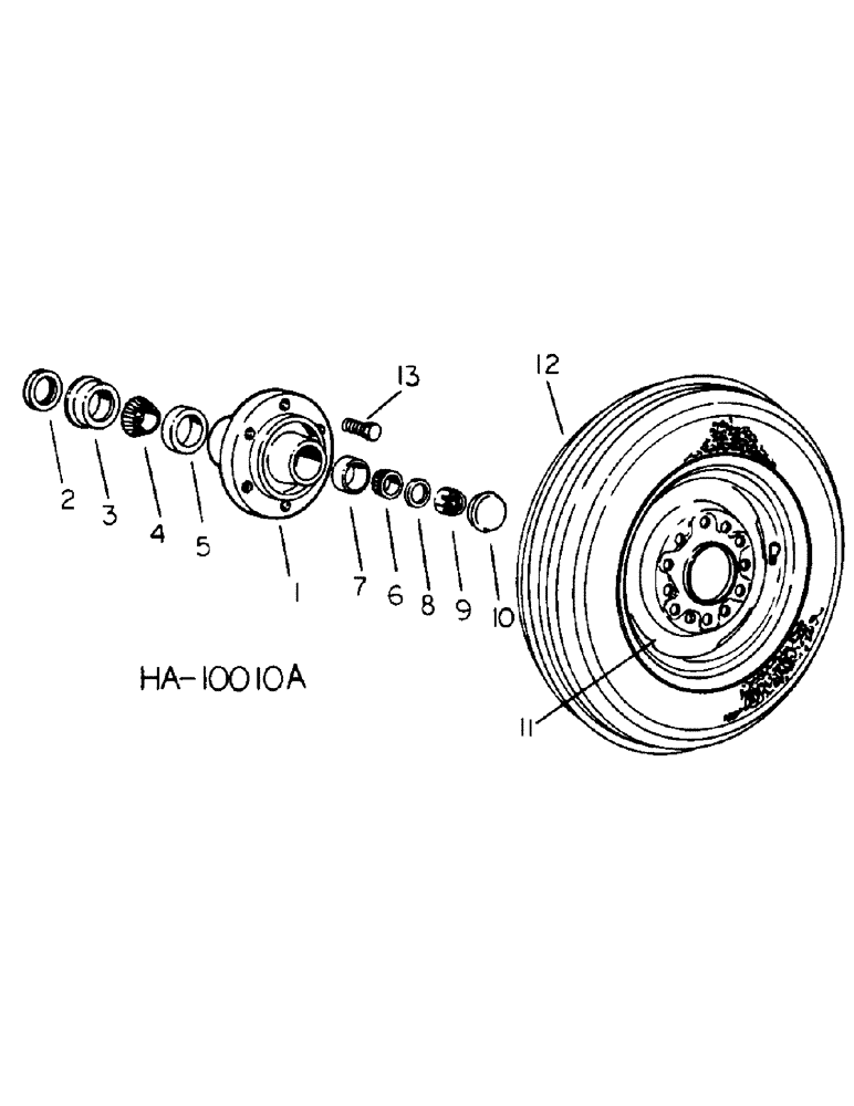 Схема запчастей Case IH 5500 - (G-28) - SECONDARY WING WHEEL AND HUB, WING TYPE, 45 FOOT DOUBLE FOLD 