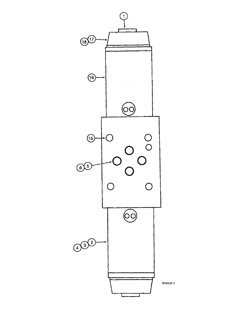 Схема запчастей Case IH 2144 - (8-27A) - CONTROL VALVE, 4-WAY, 3 POSITION (07) - HYDRAULICS