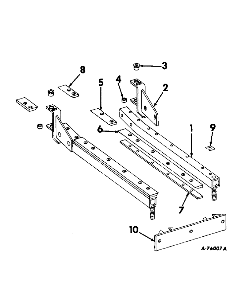 Схема запчастей Case IH 329WN - (E-26) - WEED KNIFE ATTACHMENT (58) - ATTACHMENTS/HEADERS