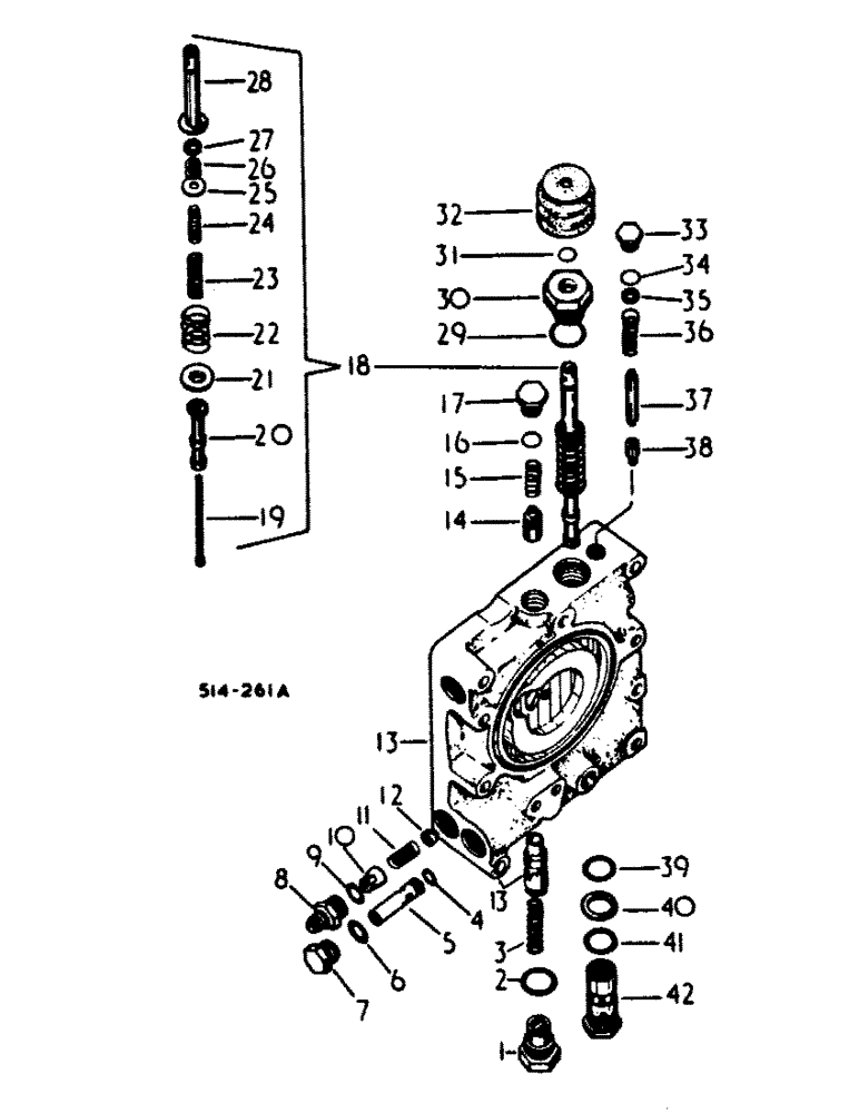 Схема запчастей Case IH 385 - (10-14) - HYDRAULICS, MULTIPLE CONTROL VALVE (07) - HYDRAULICS