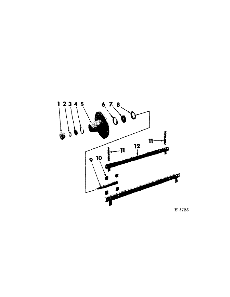 Схема запчастей Case IH 102 - (C-06) - AXLE 