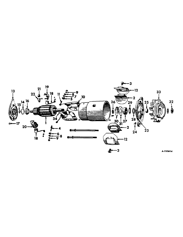 Схема запчастей Case IH 504 - (087) - ELECTRICAL SYSTEM, GENERATOR, DELCO-REMY, REGULAR DUTY (06) - ELECTRICAL SYSTEMS