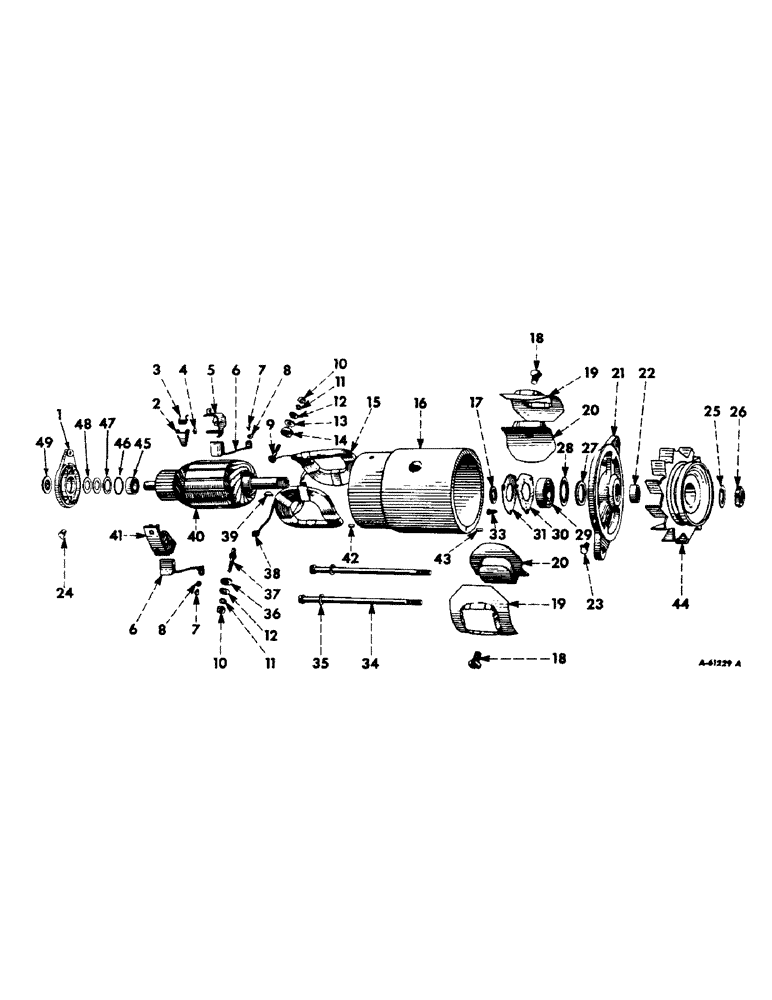 Схема запчастей Case IH 340 - (072) - ELECTRICAL SYSTEM, GENERATOR, DELCO-REMY, HEAVY DUTY, DIESEL ENGINE TRACTORS Lubrication System