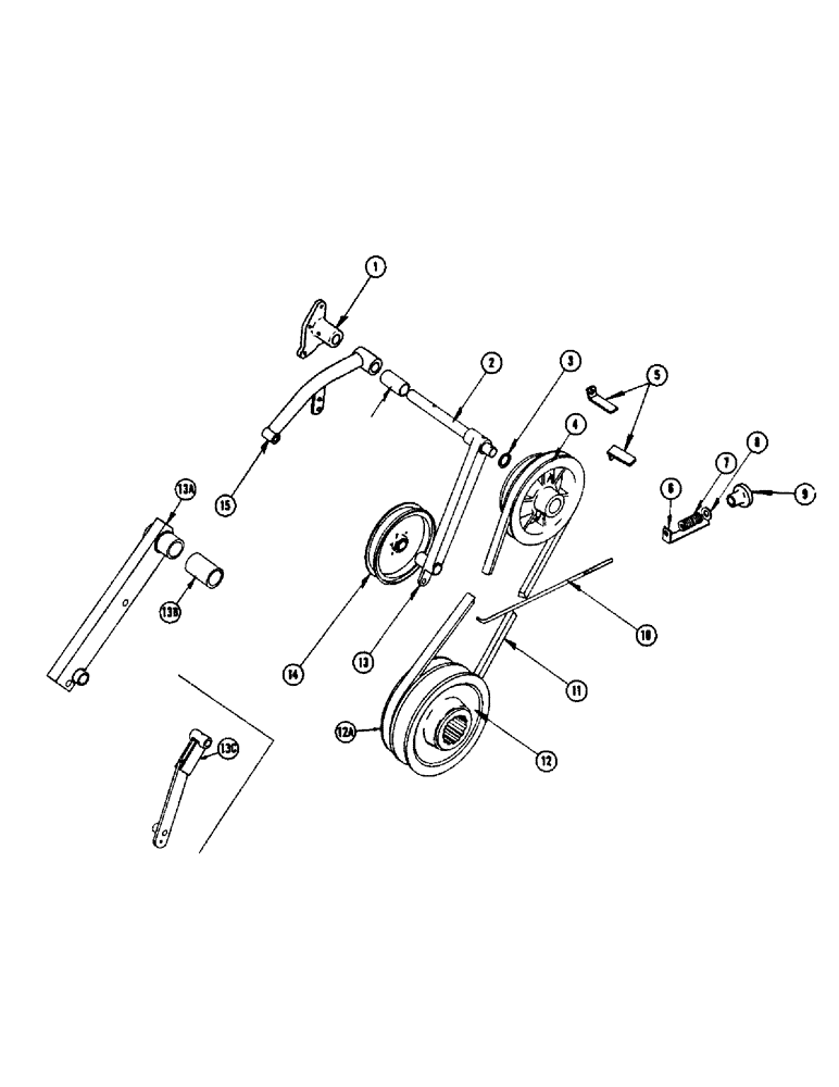 Схема запчастей Case IH 960 - (288) - VARIABLE SPEED TRACTION DRIVE INDICATOR NO. 8334601 AND AFTER (16) - TRACTION VARIATOR