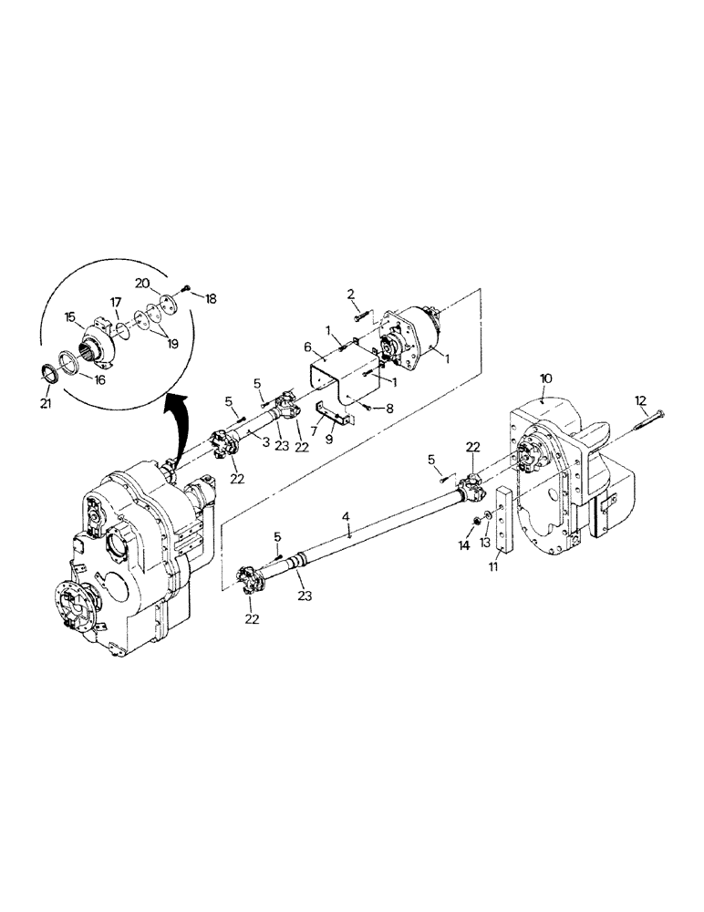 Схема запчастей Case IH KP-1360 - (10-08) - PTO COMPONENTS AND DRIVESHAFTS Options & Miscellaneous