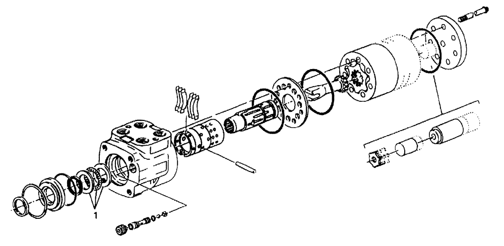 Схема запчастей Case IH 7700 - (B03[11]) - HYDRAULIC MOTOR,  ORBITAL CHAR-LYNN: 22.6 CU. IN. Hydraulic Components & Circuits