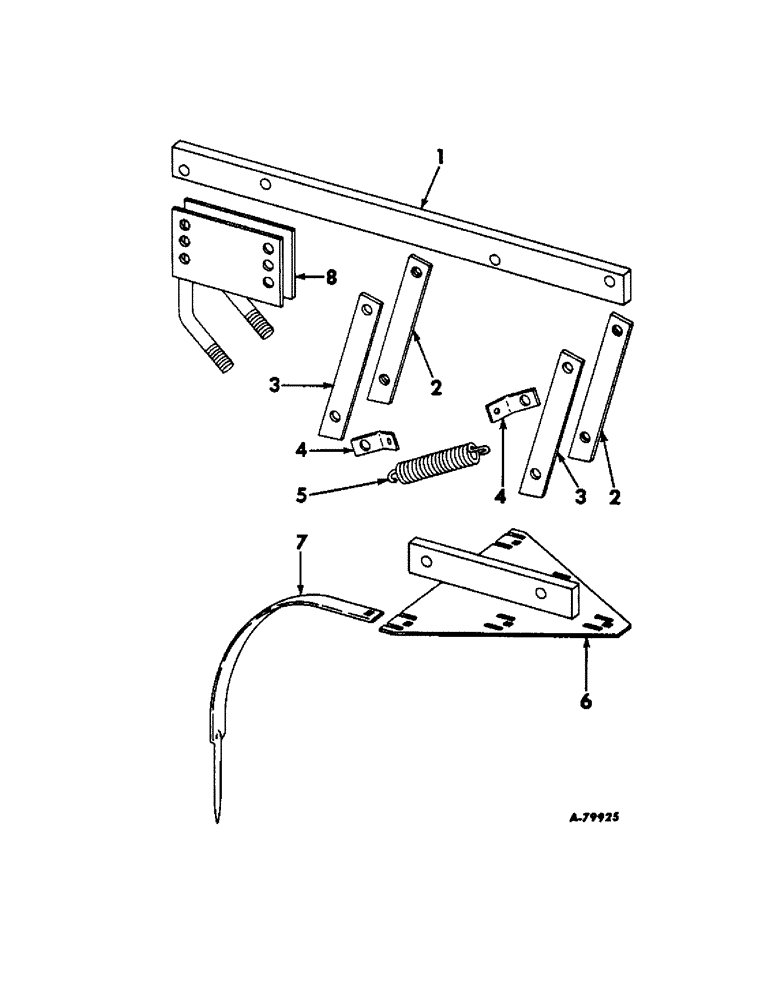 Схема запчастей Case IH 456 - (G-27) - SPRING TOOTH TILLAGE ATTACHMENT 