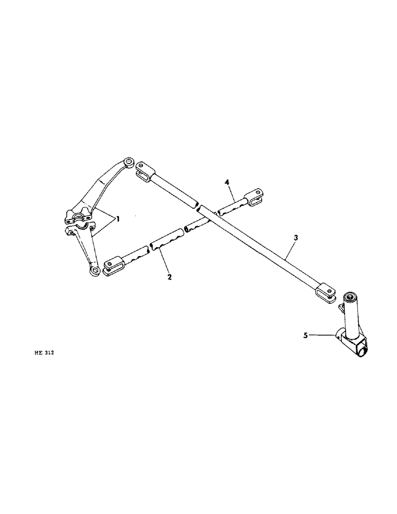 Схема запчастей Case IH 300 - (09) - FRONT FURROW WHEEL STEERING 