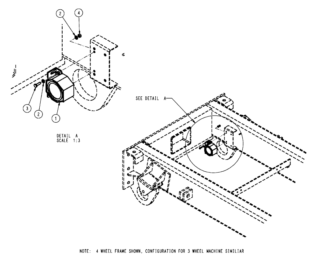 Схема запчастей Case IH FLX4510 - (08-004) - BACK-UP ALARM ASSEMBLY (06) - ELECTRICAL