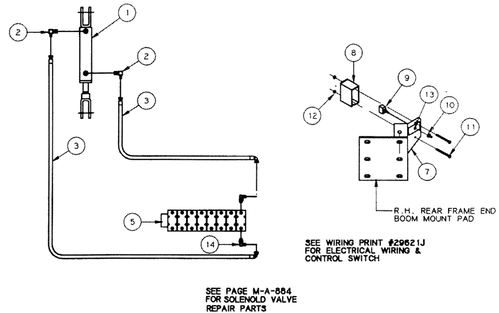 Схема запчастей Case IH PATRIOT 150 - (06-007) - HYDRAULIC PLUMBING - TOW HITCH Hydraulic Plumbing