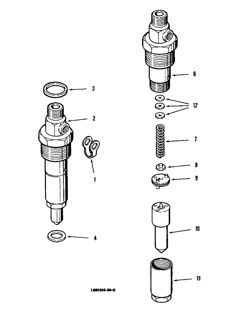 Схема запчастей Case IH 8830 - (2-46) - FUEL INJECTION NOZZLE, DIESEL (03) - FUEL SYSTEM