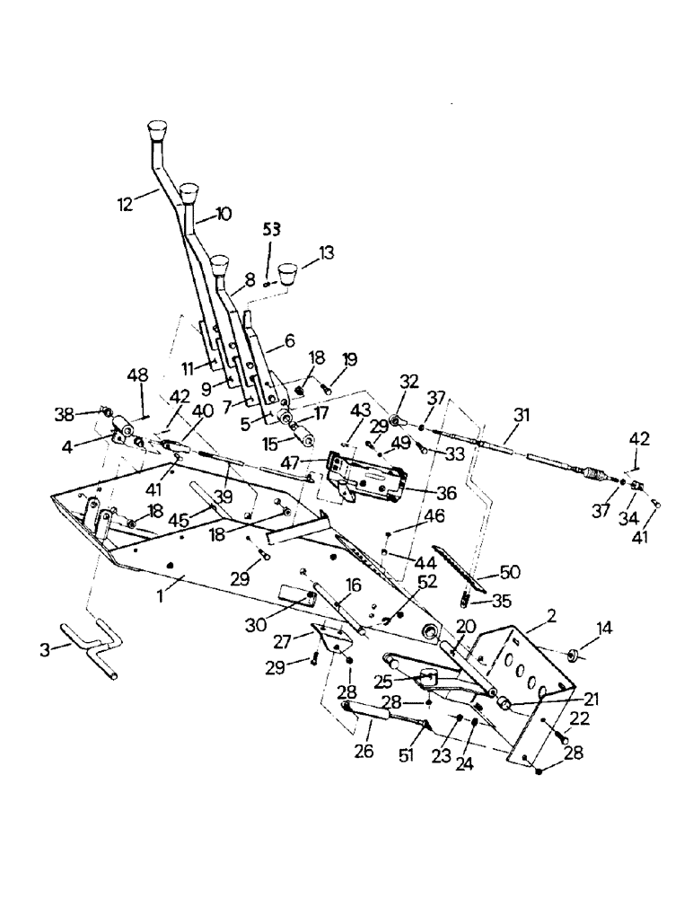 Схема запчастей Case IH PTA325 - (01-34) - TILT CONSOLE ASSEMBLY (10) - CAB