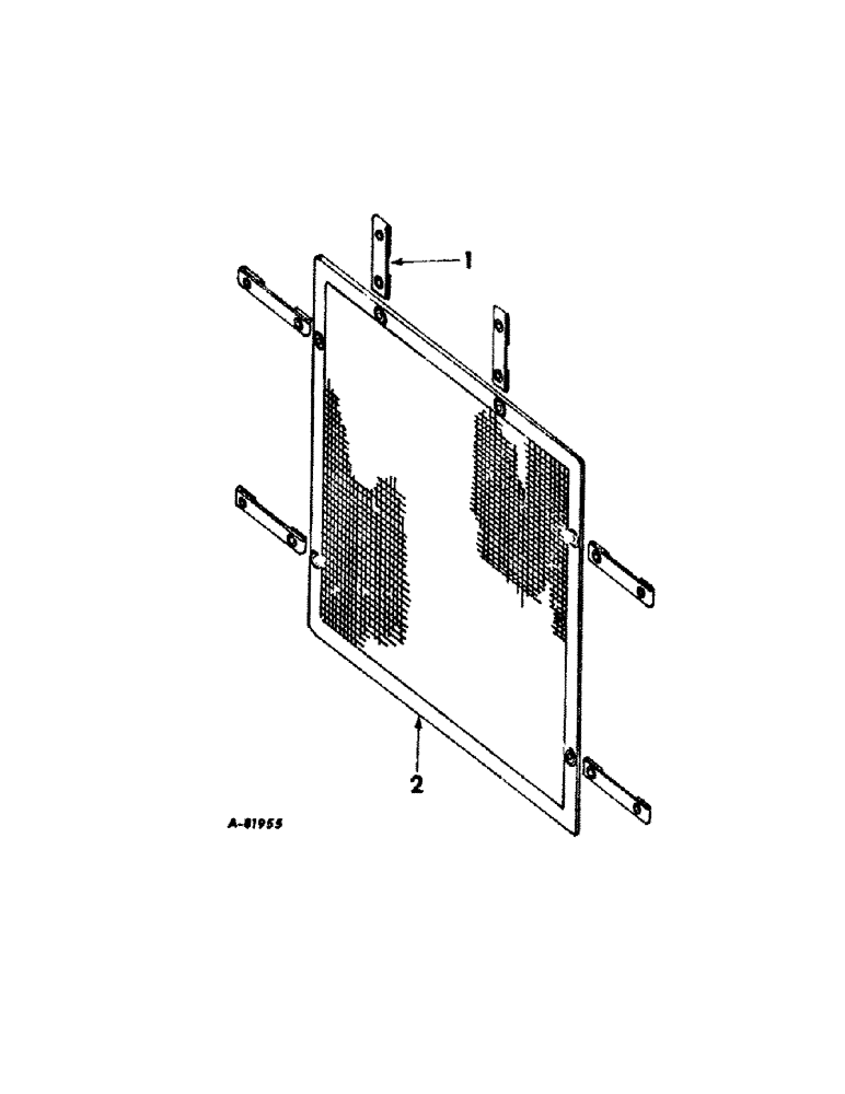 Схема запчастей Case IH 826 - (06-06[1]) - COOLING, RADIATOR AUXILIARY SCREEN Cooling