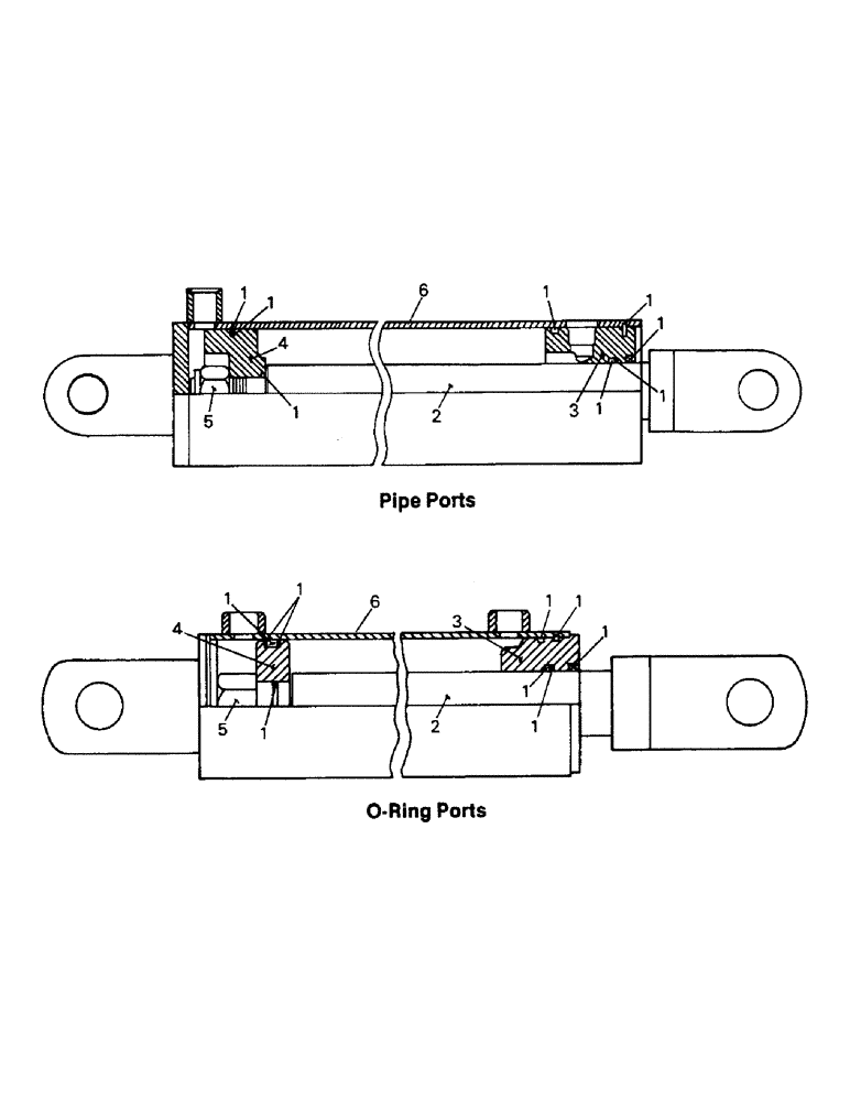 Схема запчастей Case IH PTA310 - (11-43) - DAKOTA UTILTIY BLADE LIFT CYLINDER Options & Miscellaneous