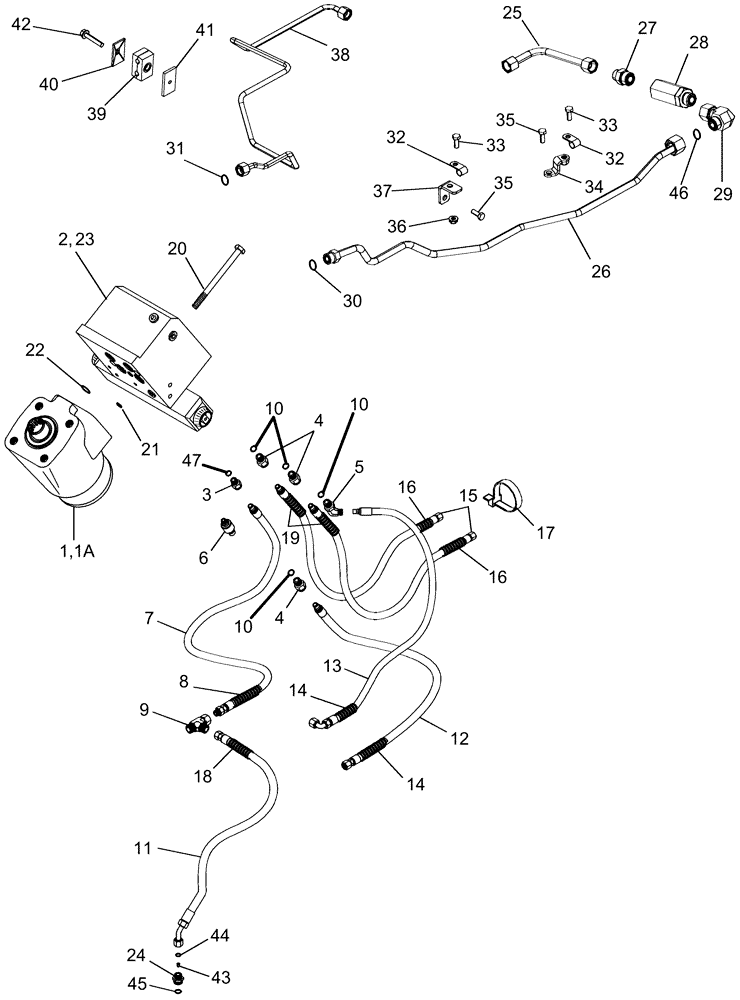 Схема запчастей Case IH MAGNUM 305 - (05-05) - STEERING SYSTEM - MFD WITH ACCUGUIDE (05) - STEERING