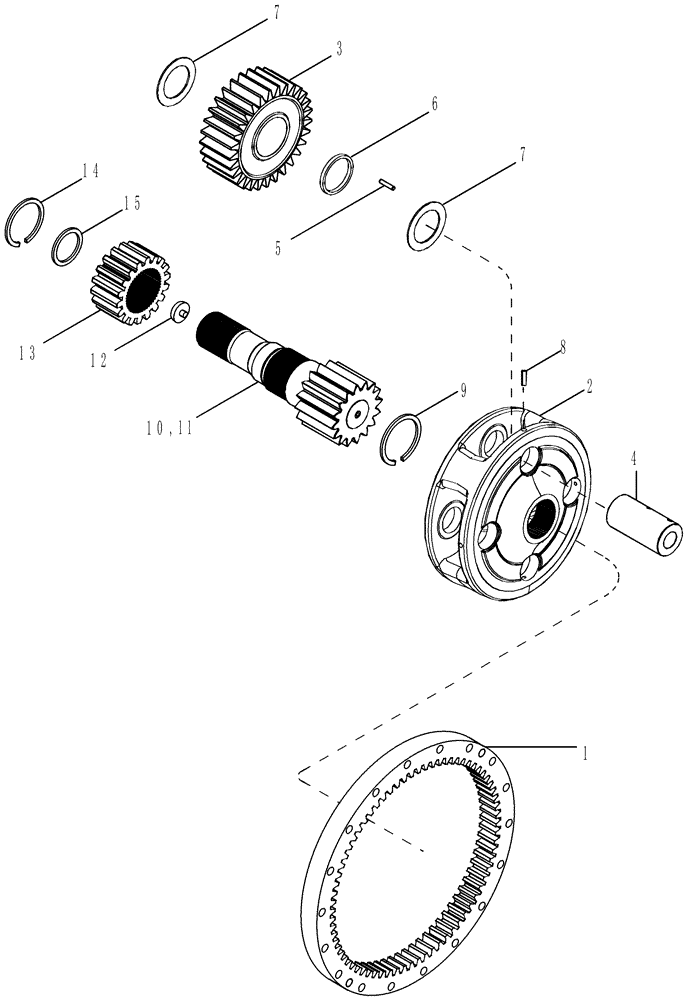 Схема запчастей Case IH MAGNUM 275 - (06-32) - REAR AXLE - PLANETARY, MX275, MX305, MAGNUM 275, MAGNUM 305 AND MAGNUM 335 BSN AJB0368909 (06) - POWER TRAIN