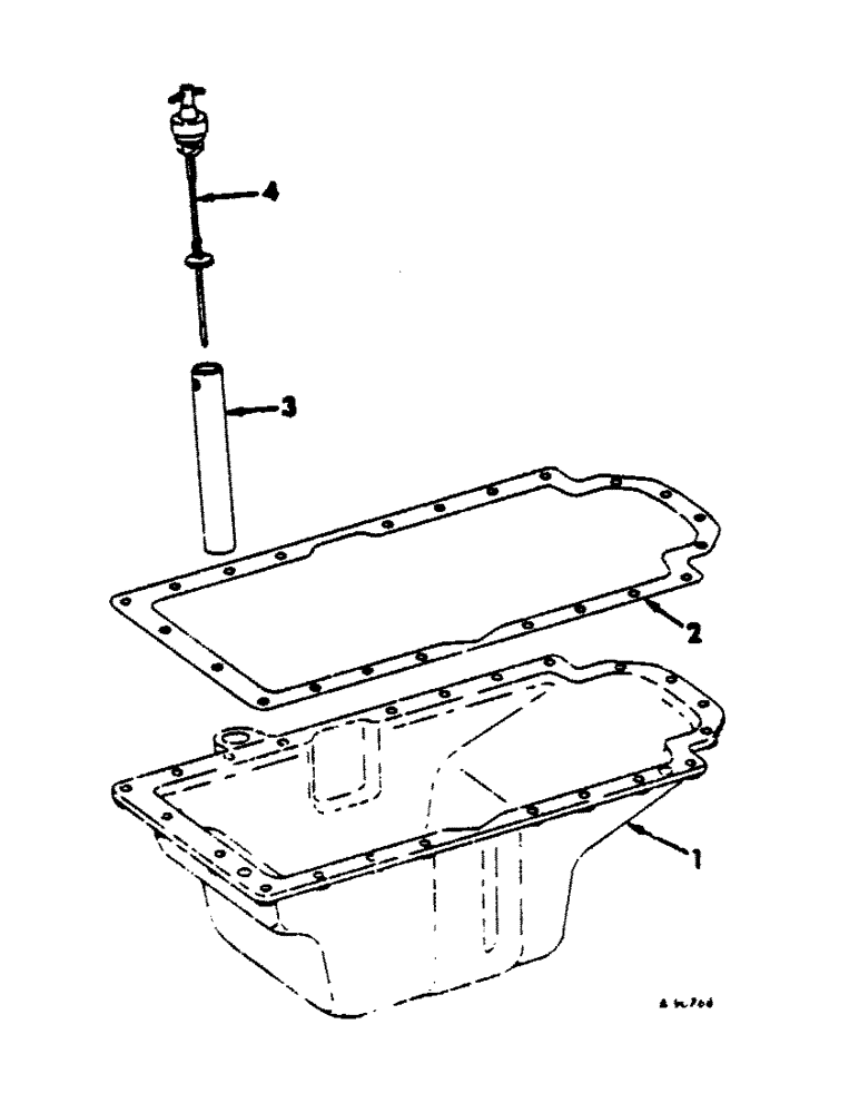 Схема запчастей Case IH 474 - (12-20) - CRANKCASE OIL PAN Power