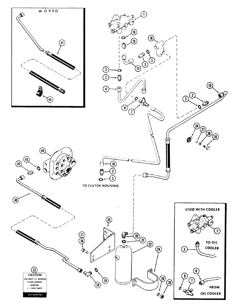 Схема запчастей Case IH 870 - (117C) - HYDROSTATIC STEERING SYSTEM, WITH HYDRAULIC BRAKES, MECHANICAL SHIFT,1ST USED TRAC. SER. NO. 8675001 (05) - STEERING