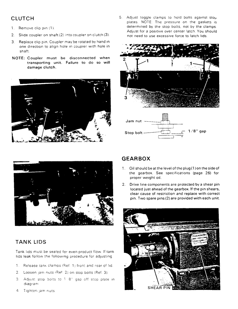 Схема запчастей Case IH AS1002 - (06) - FIELD PREPARATIONS (CONT.) (05) - SERVICE & MAINTENANCE