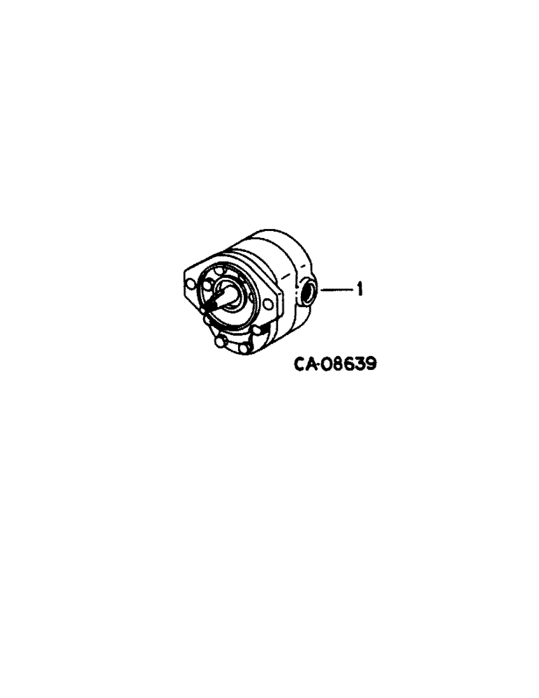 Схема запчастей Case IH 1420 - (10-43[A]) - HYDRAULICS, REEL DRIVE PUMP, CESSNA, S/N 20001 AND ABOVE (07) - HYDRAULICS