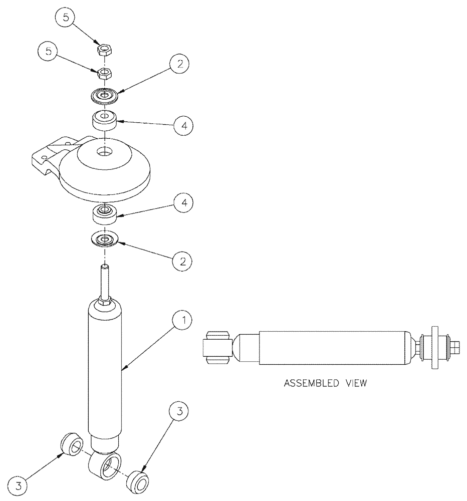 Схема запчастей Case IH SPX3200 - (06-013) - SHOCK ASSEMBLY, SUSPENSION Hydraulic Plumbing