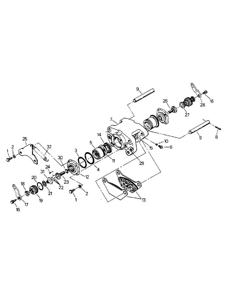 Схема запчастей Case IH 9110 - (05-2) - BRAKE CALIPER ASSEMBLY (5.1) - BRAKES