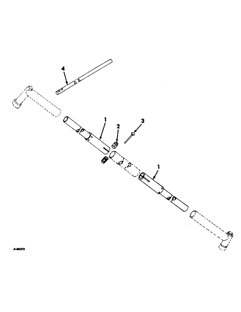 Схема запчастей Case IH 1256 - (J-13) - STEERING MECHANISM, ADJUSTABLE WIDE TREAD FRONT AXLE EXTENSION, FARMALL TRACTOR Steering Mechanism