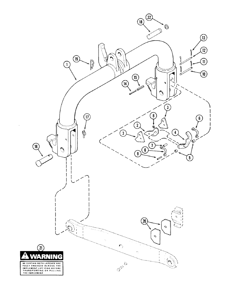 Схема запчастей Case IH 2394 - (9-020) - QUICK HITCH COUPLER, CATEGORY III (09) - CHASSIS/ATTACHMENTS