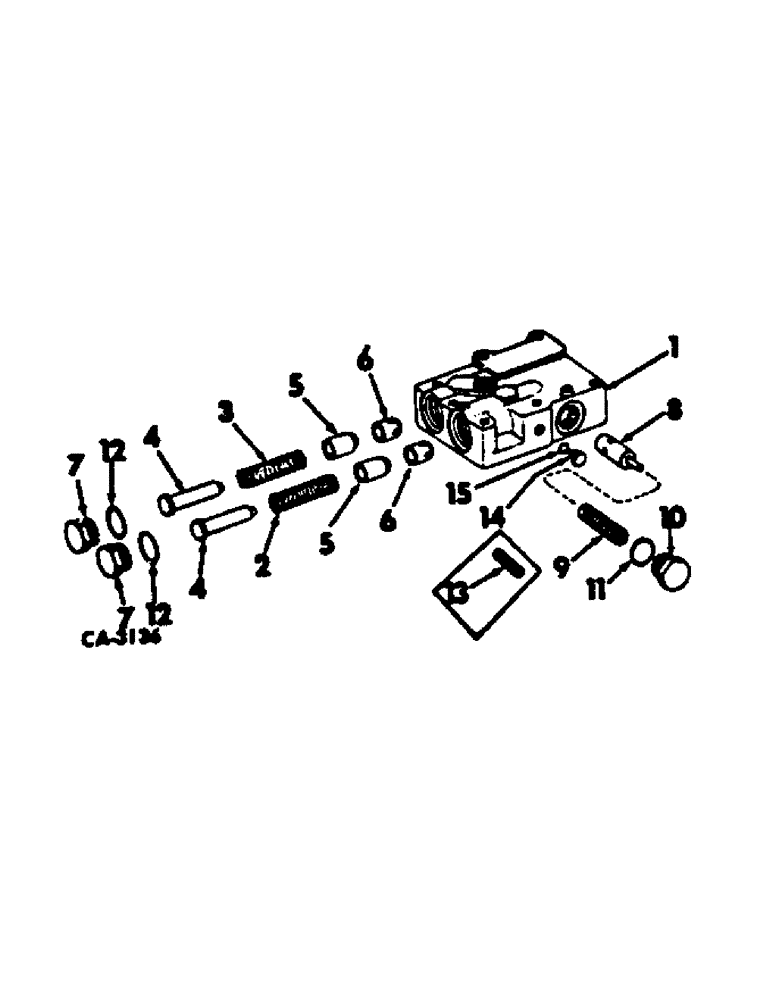 Схема запчастей Case IH HYDRO 70 - (07-21) - DRIVE TRAIN, MULTIPLE VALVE BODY (04) - Drive Train