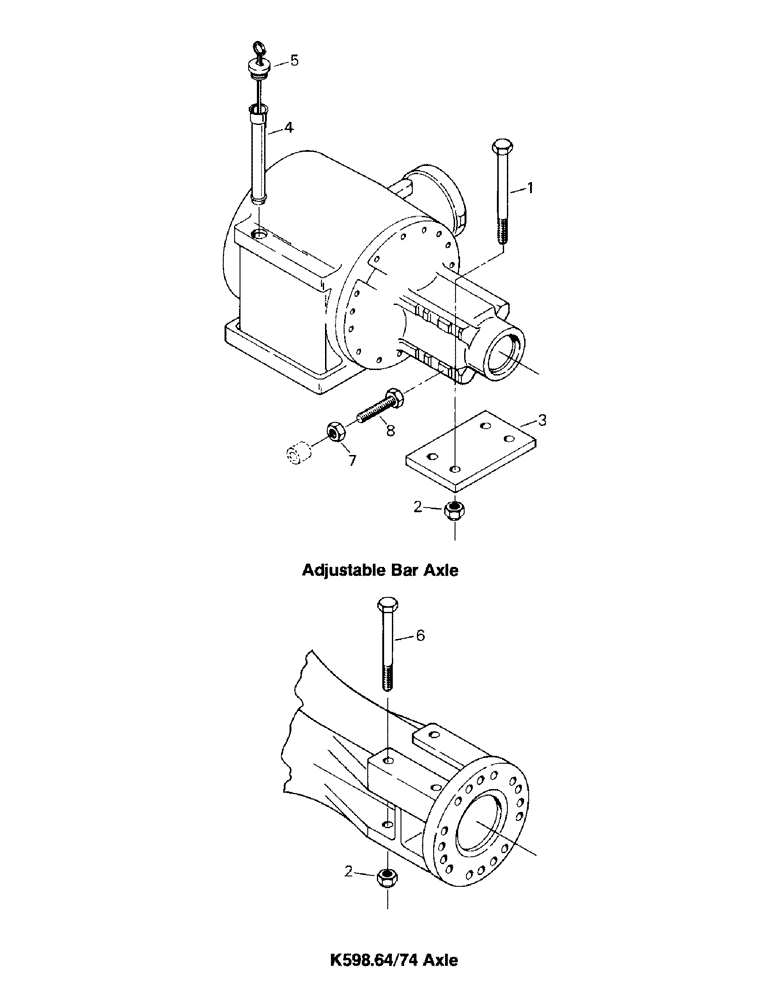 Схема запчастей Case IH STEIGER - (04-46) - AXLE MOUNTING (04) - Drive Train