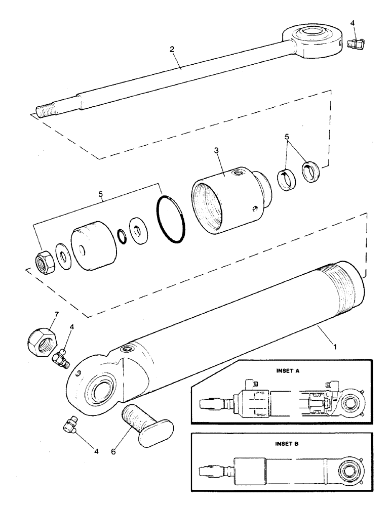 Схема запчастей Case IH 1290 - (H-10) - STEERING CYLINDER, MFD CARRARO FRONT AXLE (13) - STEERING SYSTEM