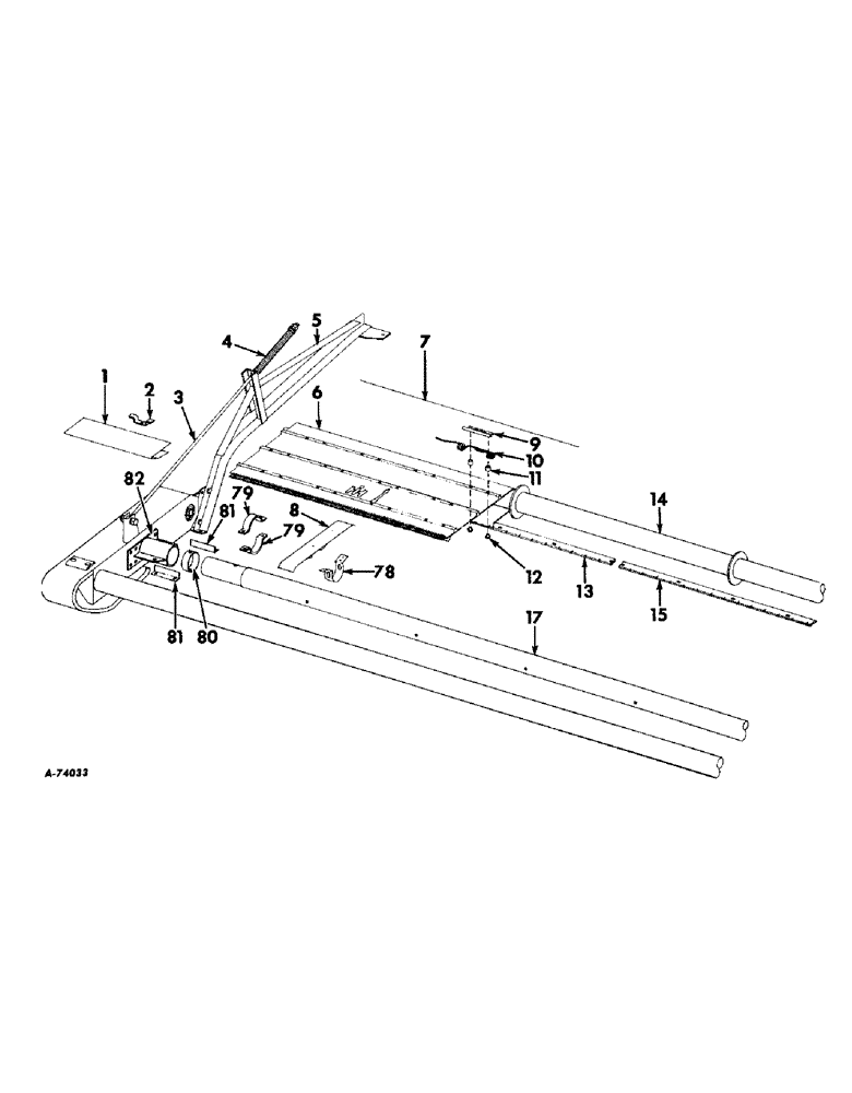 Схема запчастей Case IH 503 - (300) - WINDROW PICKUP BELT TYPE 10-FT (58) - ATTACHMENTS/HEADERS