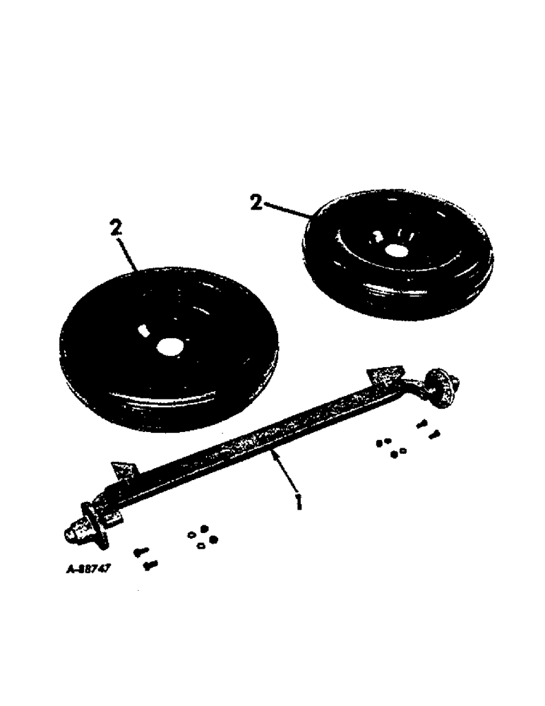 Схема запчастей Case IH VARIOUS - (B-167[1]) - AXLES AND WHEELS 