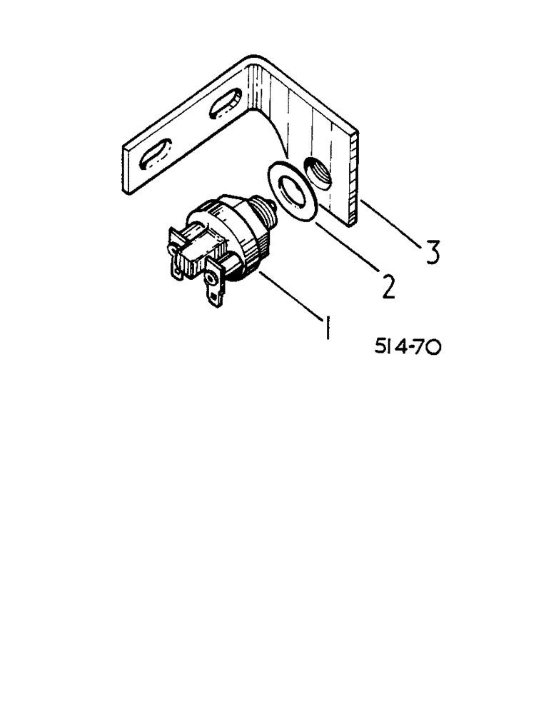 Схема запчастей Case IH 2500 - (08-20[A]) - NEUTRAL SAFETY SWITCH (06) - ELECTRICAL