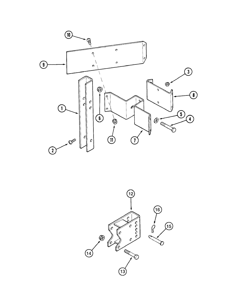 Схема запчастей Case IH 1200 - (L.10.F[19]) - FURROWING WING ATTACHMENT, TILLAGE SUPPORT ATTACHMENT L - Field Processing