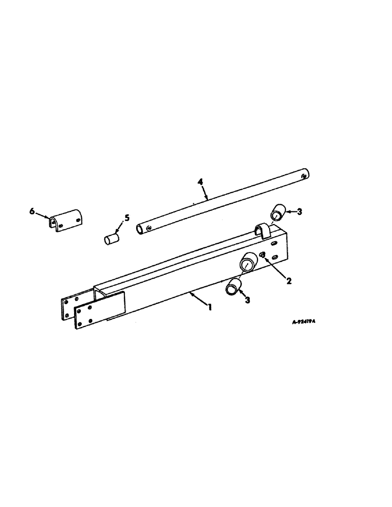 Схема запчастей Case IH 30 - (C-10) - RAKING WHEEL EXTENSION REAR ATTACHMENT, SEVENTH WHEEL, FOR FIVE WHEEL RAKES ONLY 