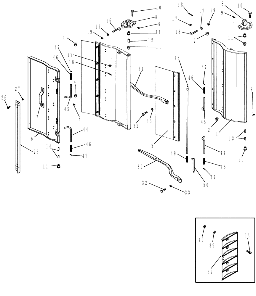 Схема запчастей Case IH 420 - (09A-28) - PLANT COMPRESSOR (13) - PICKING SYSTEM