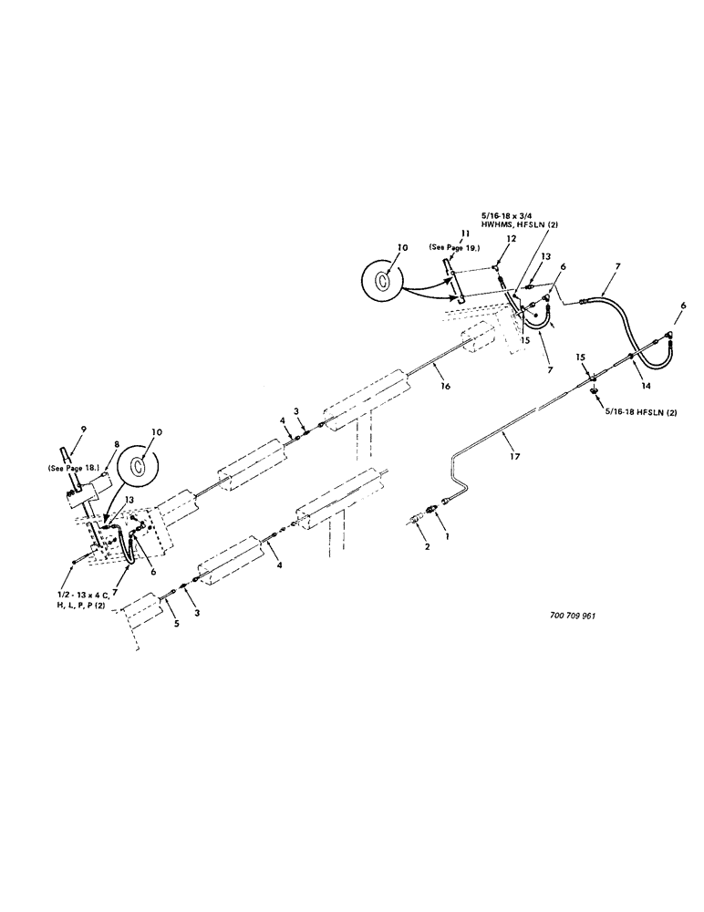 Схема запчастей Case IH 8830 - (14) - HYDRAULIC ASSEMBLY, REEL LIFT (35) - HYDRAULIC SYSTEMS