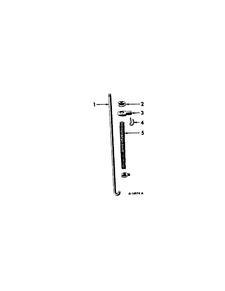 Схема запчастей Case IH 452 - (T-06) - PRESSURE ROD, REAR SECTION 