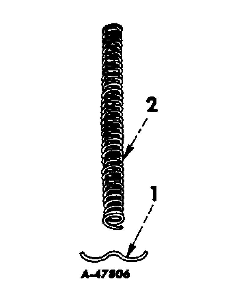 Схема запчастей Case IH 449A - (E-46) - PRESSURE SPRING ATTACHMENT, FOR 249, 250, 449, 450, 649 AND 650 PLANTERS 