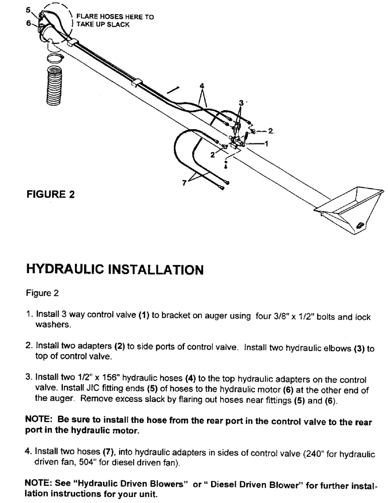 Схема запчастей Case IH 3503 - (A08) - HYDRAULIC INSTALLATION 