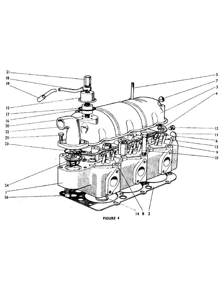 Схема запчастей Case IH 880UF - (10) - CYLINDER HEAD (01) - ENGINE