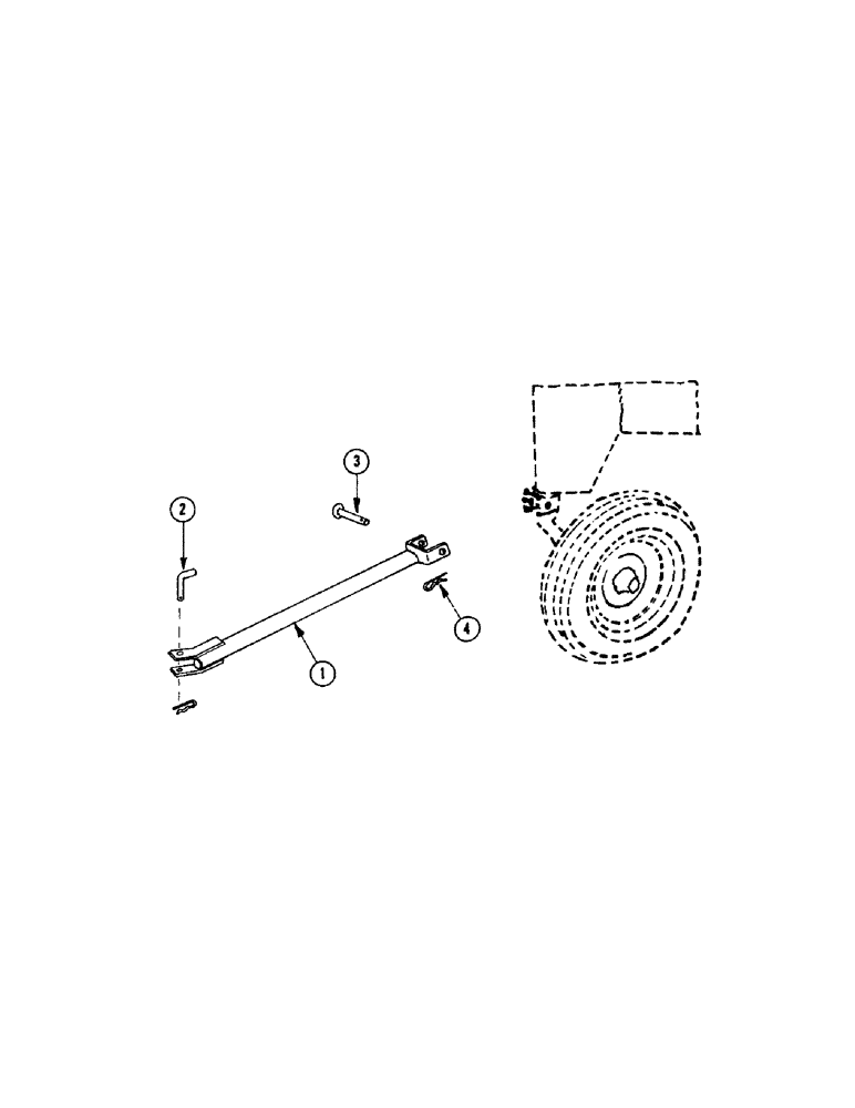 Схема запчастей Case IH 855 - (50[A]) - TRANSPORT ATTACHMENT 