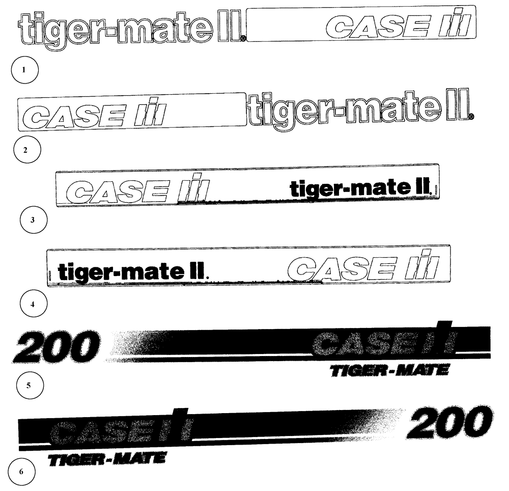 Схема запчастей Case IH 200 - (90.108.02.01) - DECALS (90) - PLATFORM, CAB, BODYWORK AND DECALS