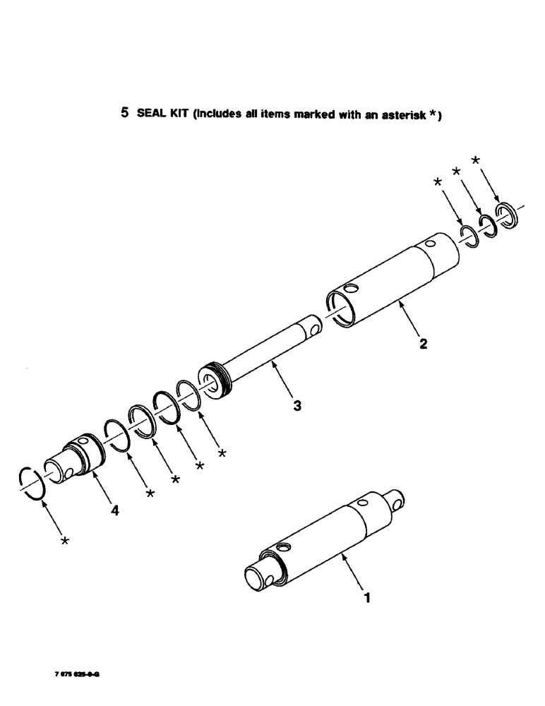 Схема запчастей Case IH 8460 - (8-10) - HYDRAULIC CYLINDER ASSEMBLY, CLUTCH, 7075625 HYDRAULIC CYLINDER COMPLETE, 2" BORE X 4" STROKE (07) - HYDRAULICS