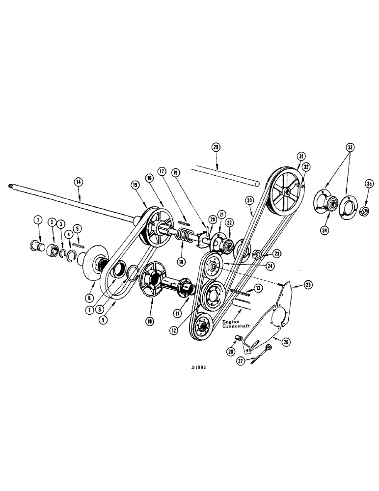 Схема запчастей Case IH 950 - (12) - VARIABLE DRIVE CONTROL, 950 WINDROWER, FORWARD AND REVERSE 